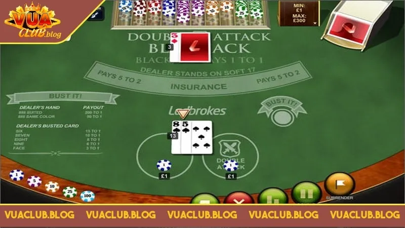 Blackjack Vuaclub game đánh bài vô cùng nổi tiếng