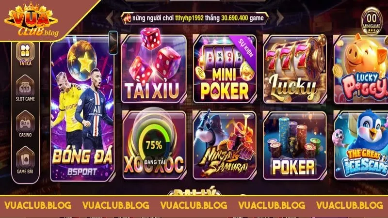 Xóc đĩa livestream Vuaclub tạo cảm giác hấp dẫn, cuốn hút